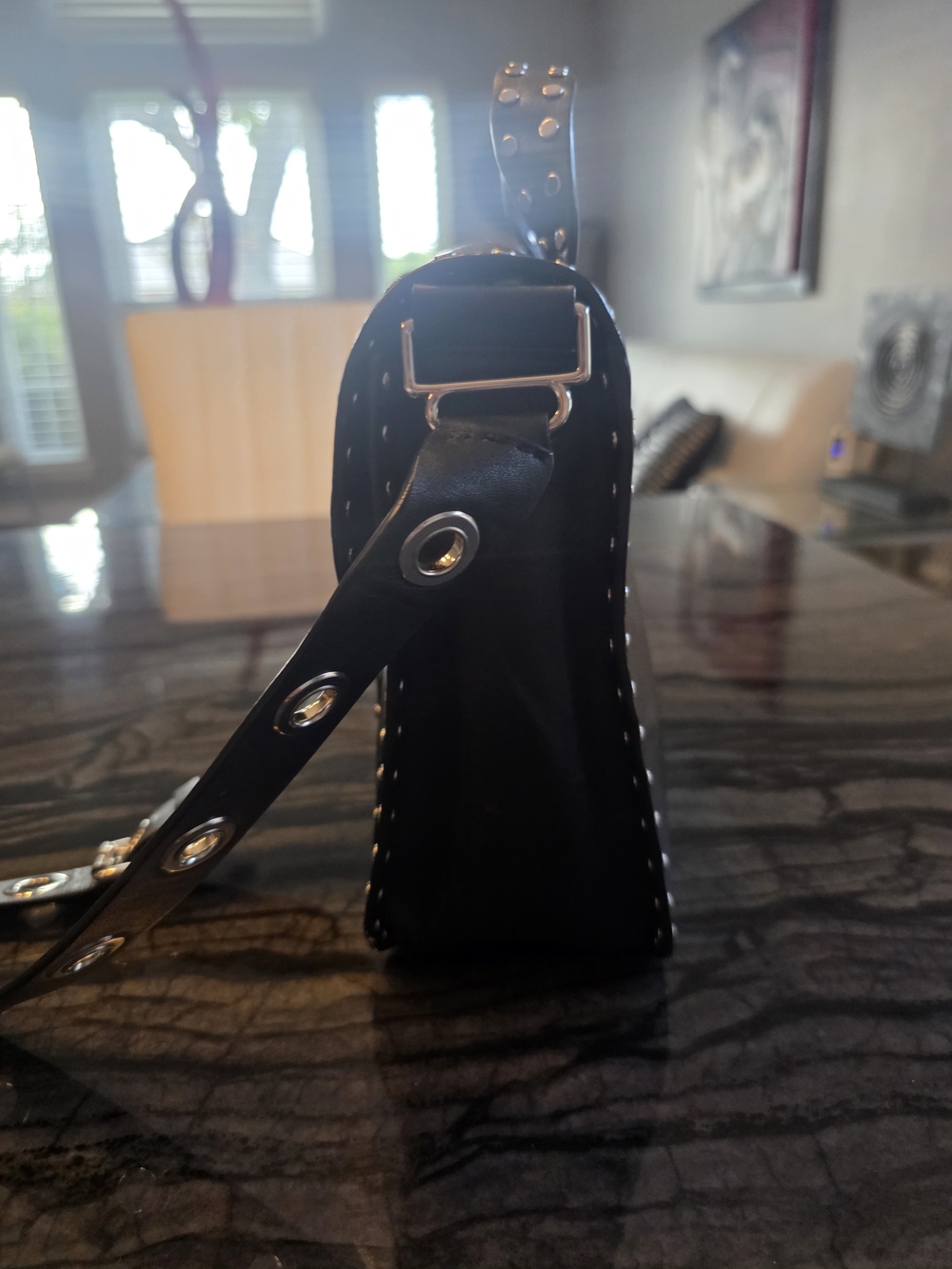Rebecca Minkoff Crossbody Black Leather Bag Pristine Condition - Picture 4 of 9